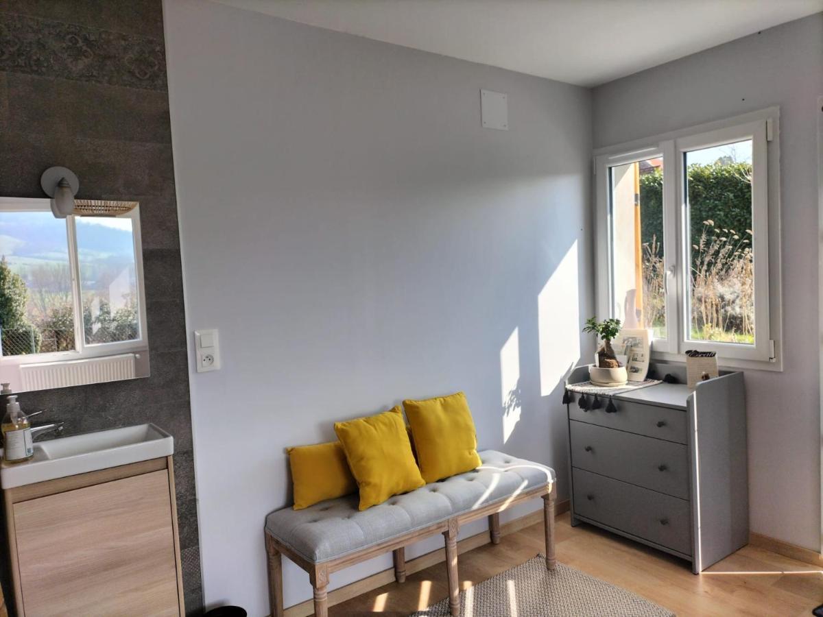 Agreable Chambre Meublee, Vue Sur La Vallee De L'Auxois Villy-en-Auxois エクステリア 写真